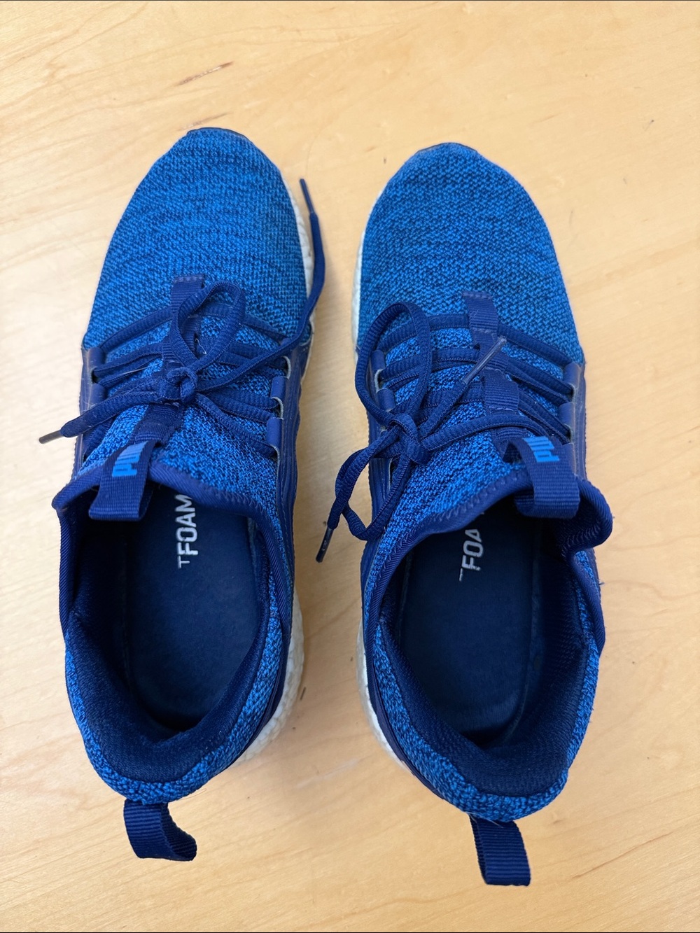 Puma Navy and White Athletic Sneakers